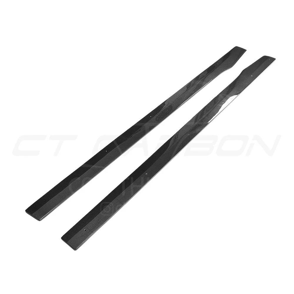MERCEDES W205 C63 & C63S COUPE 2DR & SALOON 4DR CARBON SIDE SKIRTS - V1 - Image 8