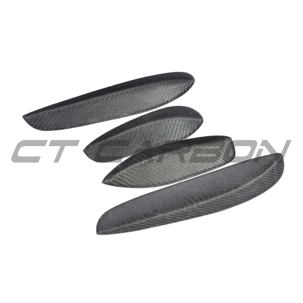 MERCEDES W205 C63 & C63S FRONT BUMPER CARBON FIBRE CANARDS / FINS - Image 5