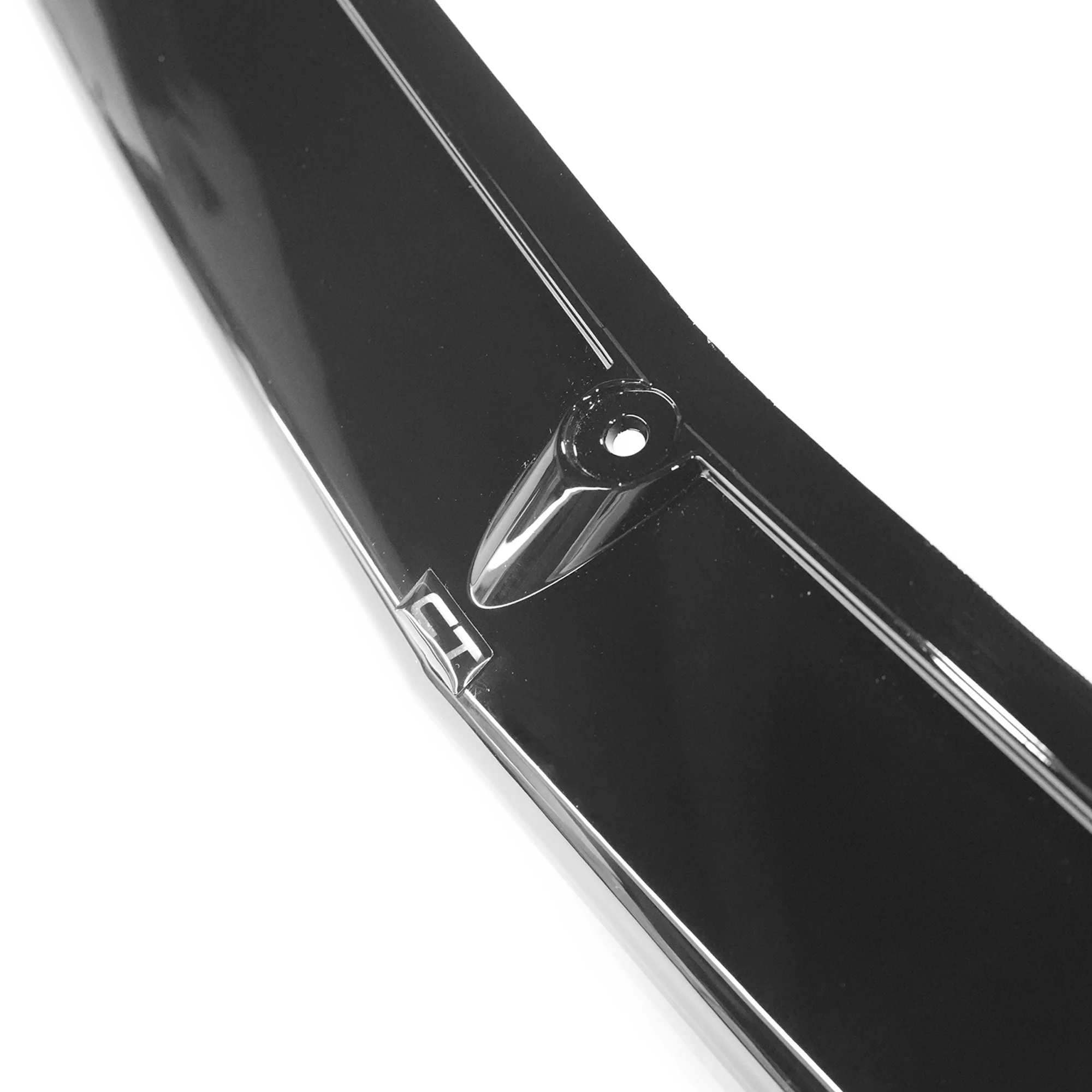 MERCEDES W205 C63 COUPE 2015-2018 GLOSS BLACK SPLITTER - V1 - Image 10