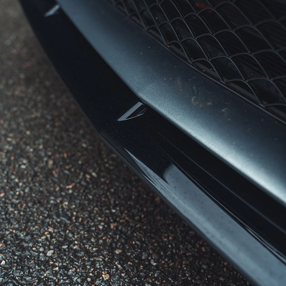 MERCEDES W205 C63 COUPE 2015-2018 GLOSS BLACK SPLITTER - V1 - Image 6