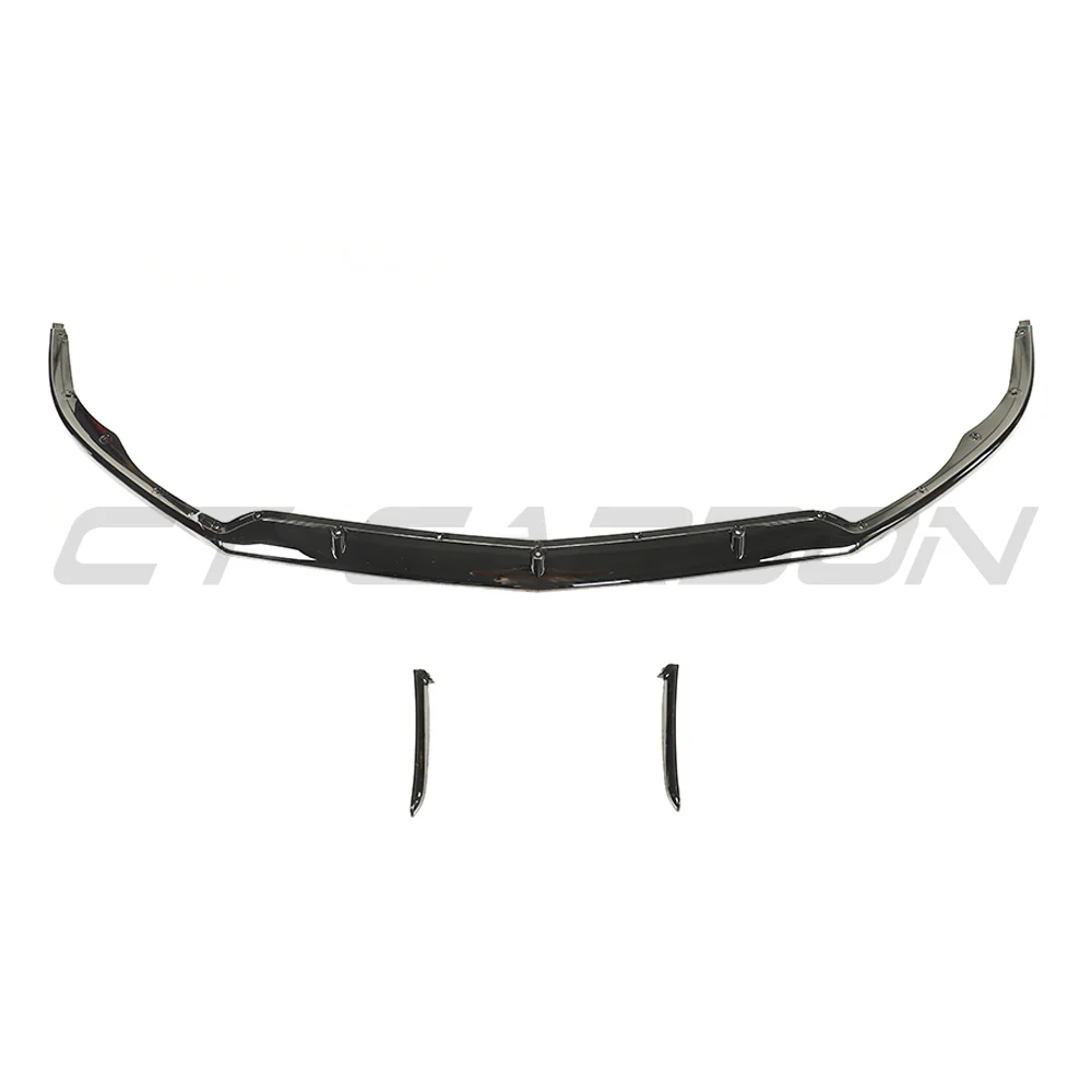 MERCEDES W205 C63 COUPE 2015-2018 GLOSS BLACK SPLITTER - V1 - Image 8