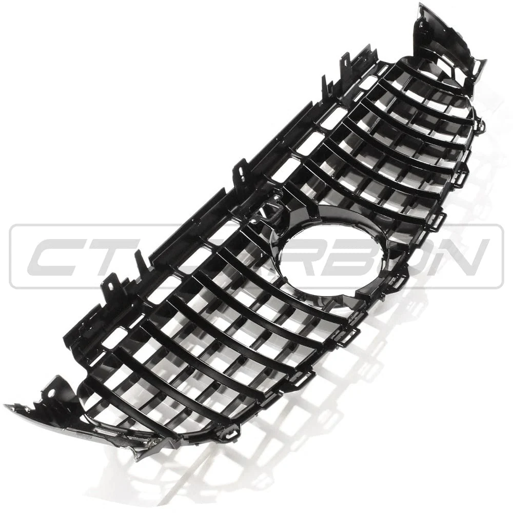 MERCEDES W213 & C238 2017-2020 E-CLASS GLOSS BLACK PANAMERICA GRILLE - Image 5