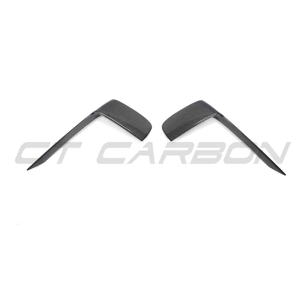 PORSCHE 911 991.2 GT3RS 2018-2020 CARBON FIBRE FRONT BUMPER TRIM COVERS - Image 8