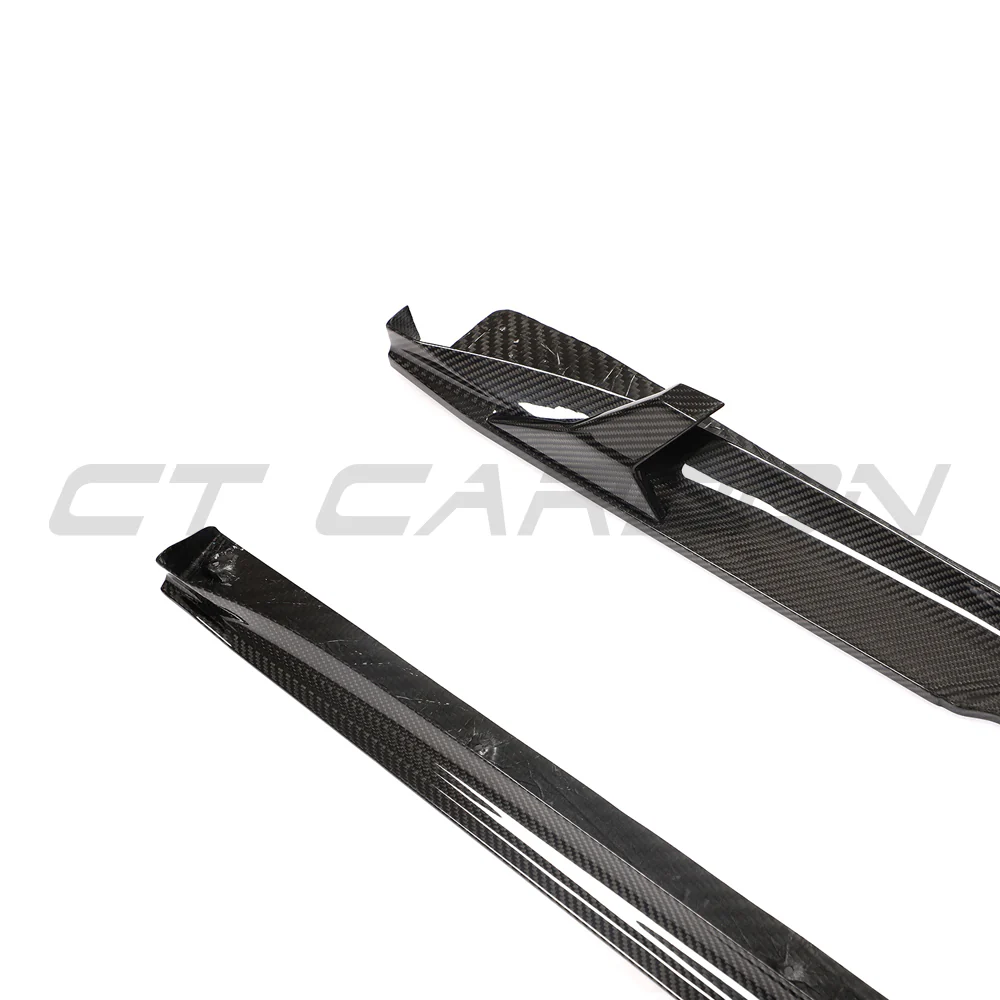 PORSCHE 911 991.2 GTS 2017-2019 CARBON FIBRE SIDE SKIRT EXTENSIONS - Image 4
