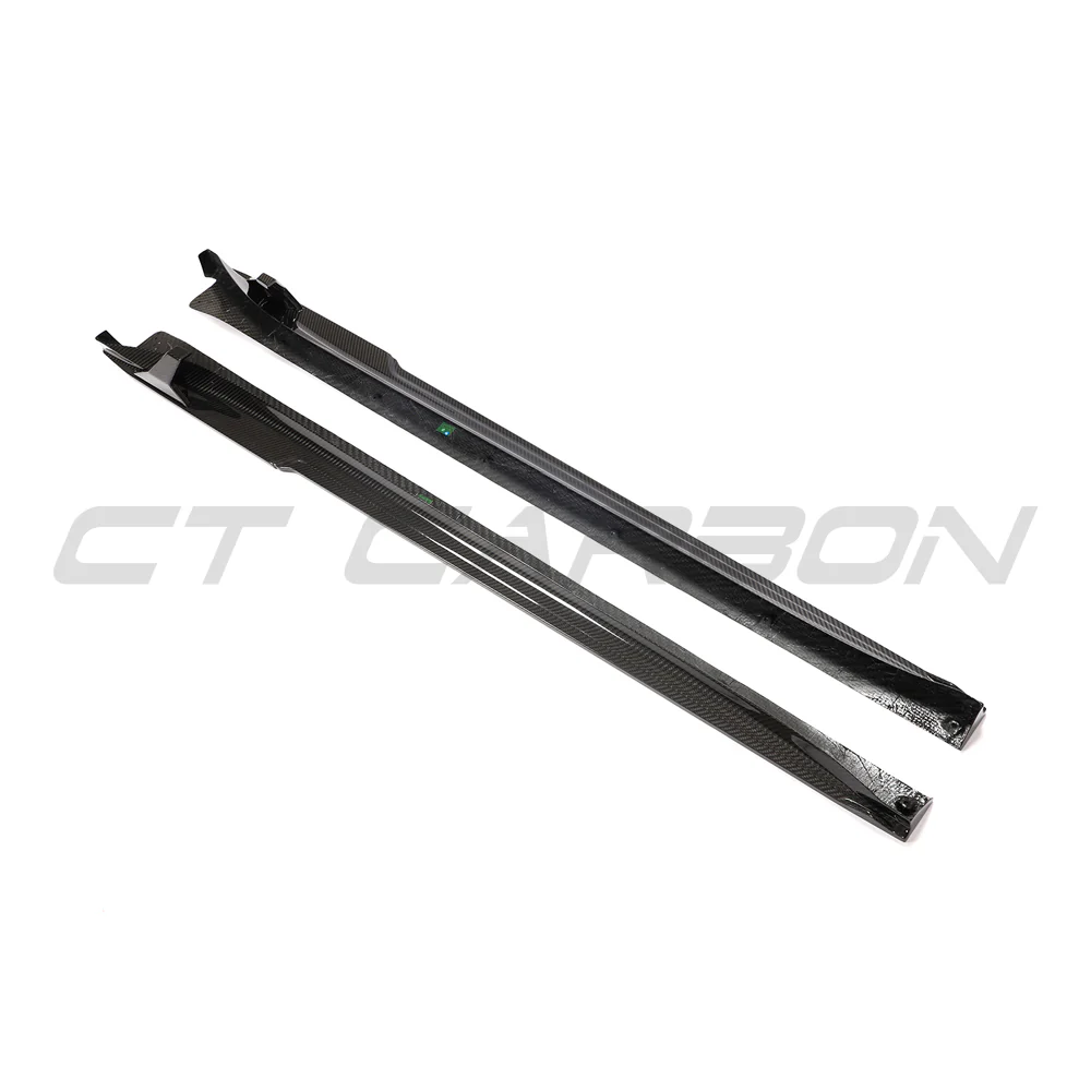 PORSCHE 911 991.2 GTS 2017-2019 CARBON FIBRE SIDE SKIRT EXTENSIONS - Image 6