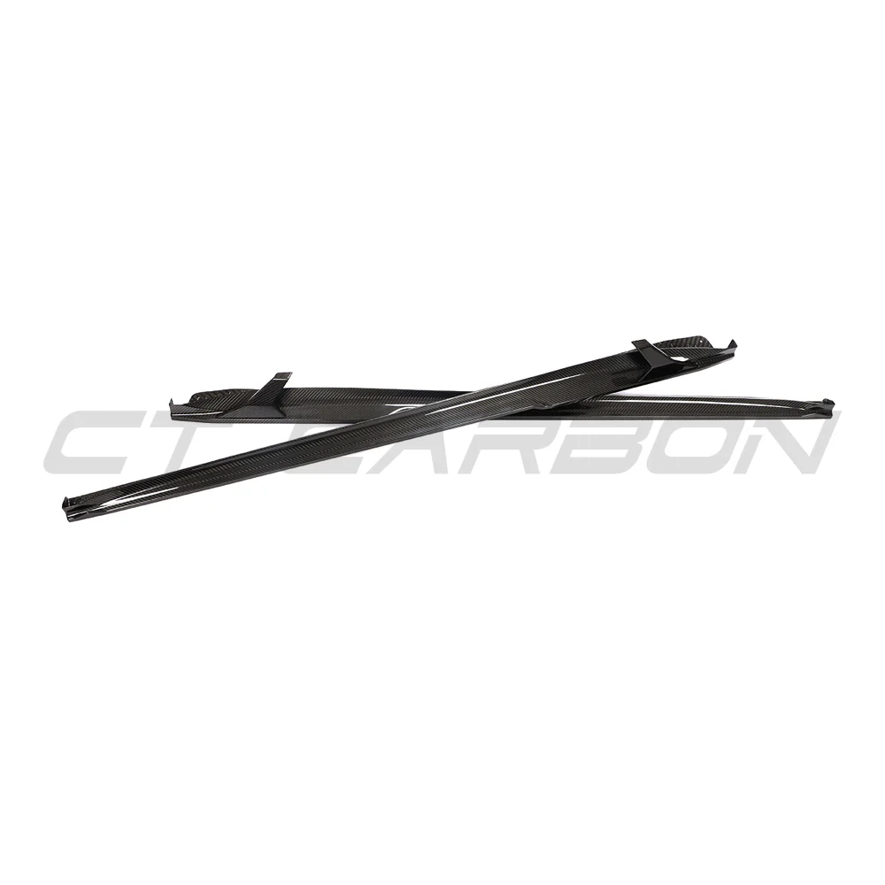 PORSCHE 911 991.2 GTS 2017-2019 CARBON FIBRE SIDE SKIRT EXTENSIONS - Image 8