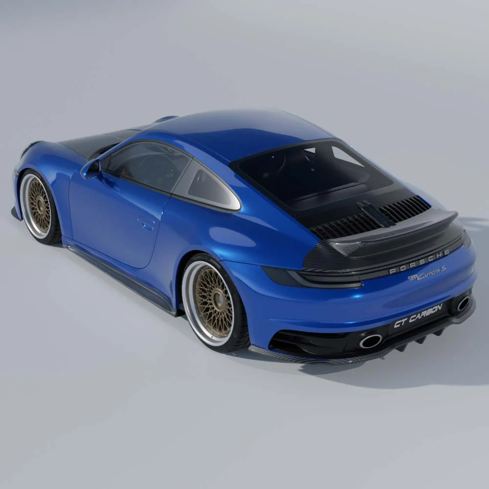 PORSCHE 911 (992.1) CARRERA 2019-2024 CARBON FIBRE KIT - V2 - CT DESIGN - Image 10