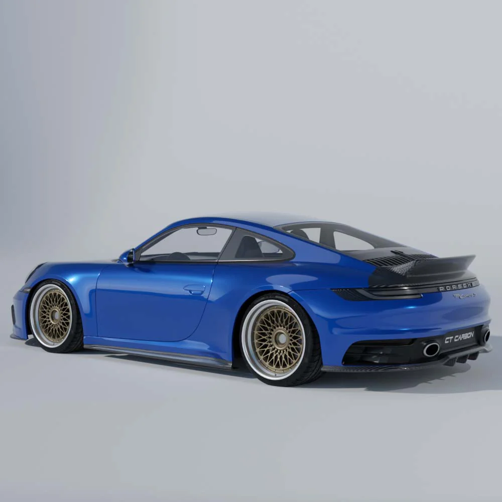 PORSCHE 911 (992.1) CARRERA 2019-2024 CARBON FIBRE KIT - V2 - CT DESIGN - Image 8
