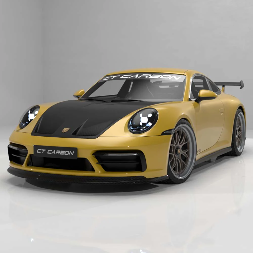 PORSCHE 911 (992.1) CARRERA 2019-2024 CARBON FIBRE AERO WING - CT DESIGN - Image 5