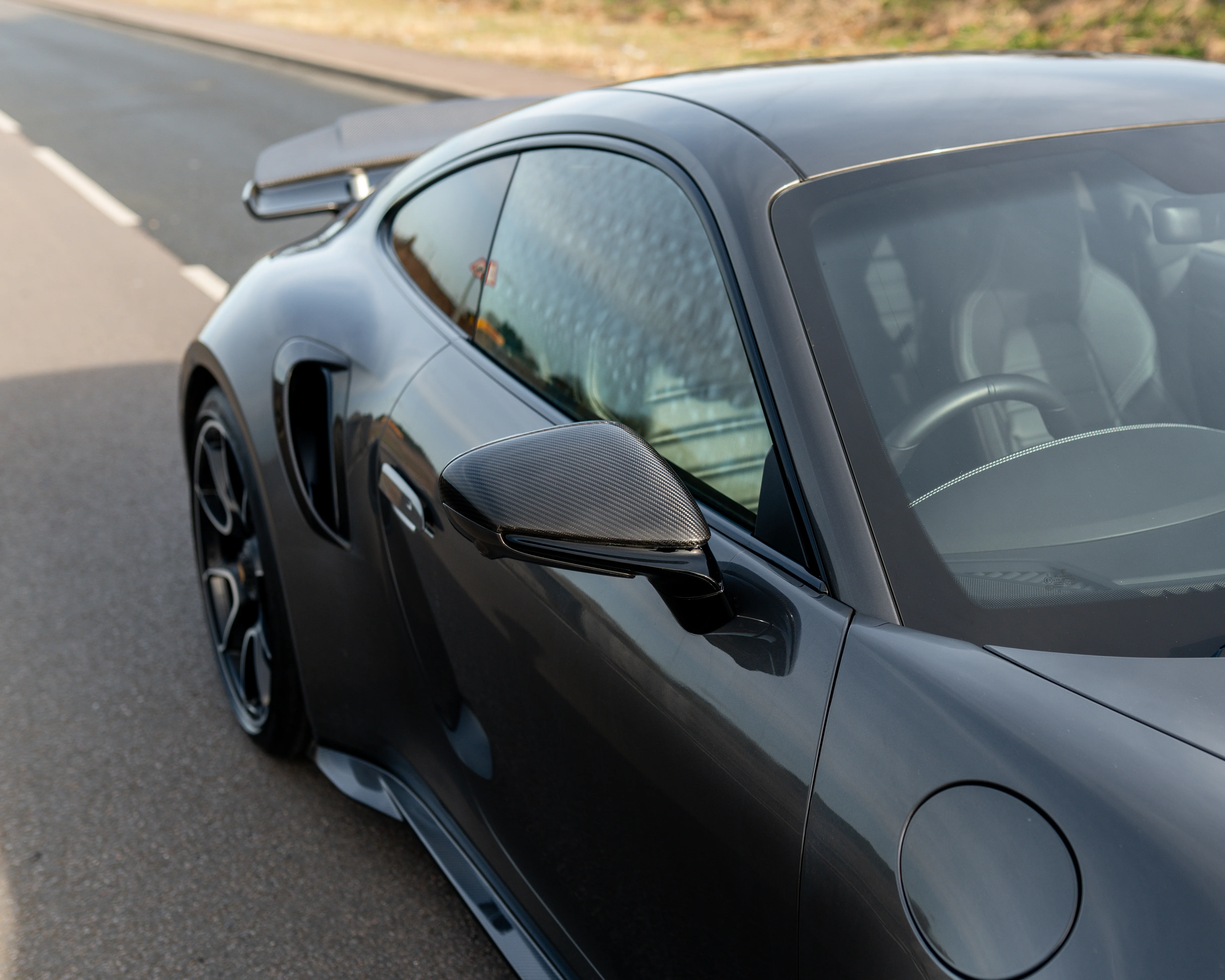 PORSCHE 911 992 CARBON FIBRE MIRRORS - (RHD ONLY) - Image 3