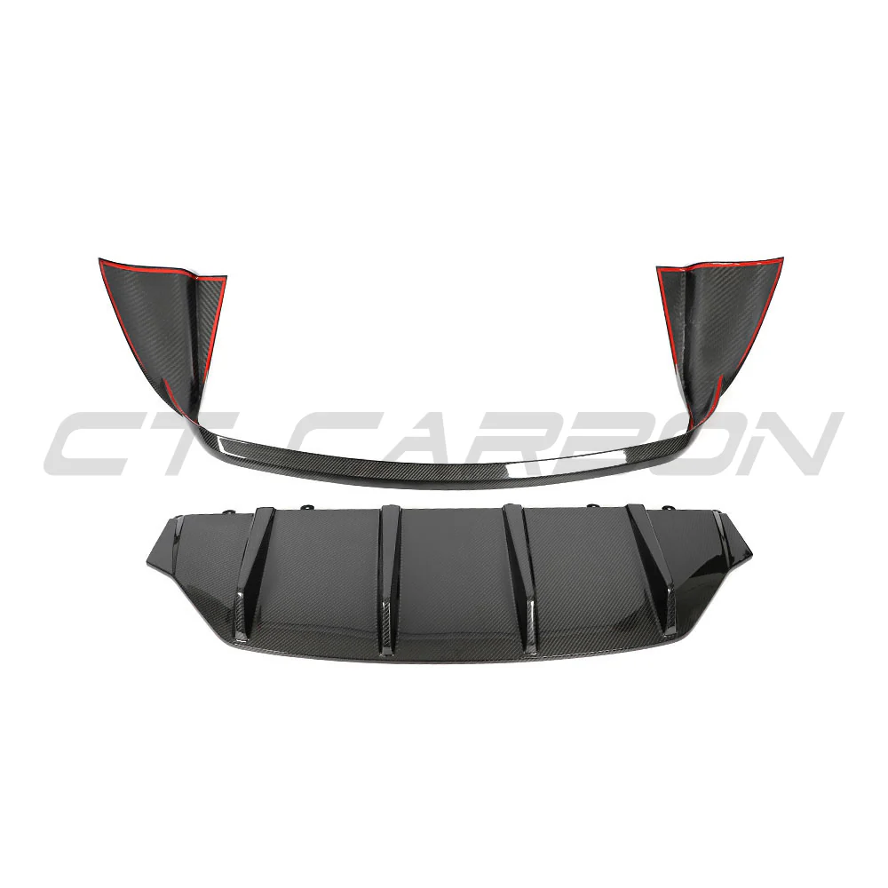 PORSCHE TAYCAN 2020-2024 CARBON FIBRE DIFFUSER - Image 7