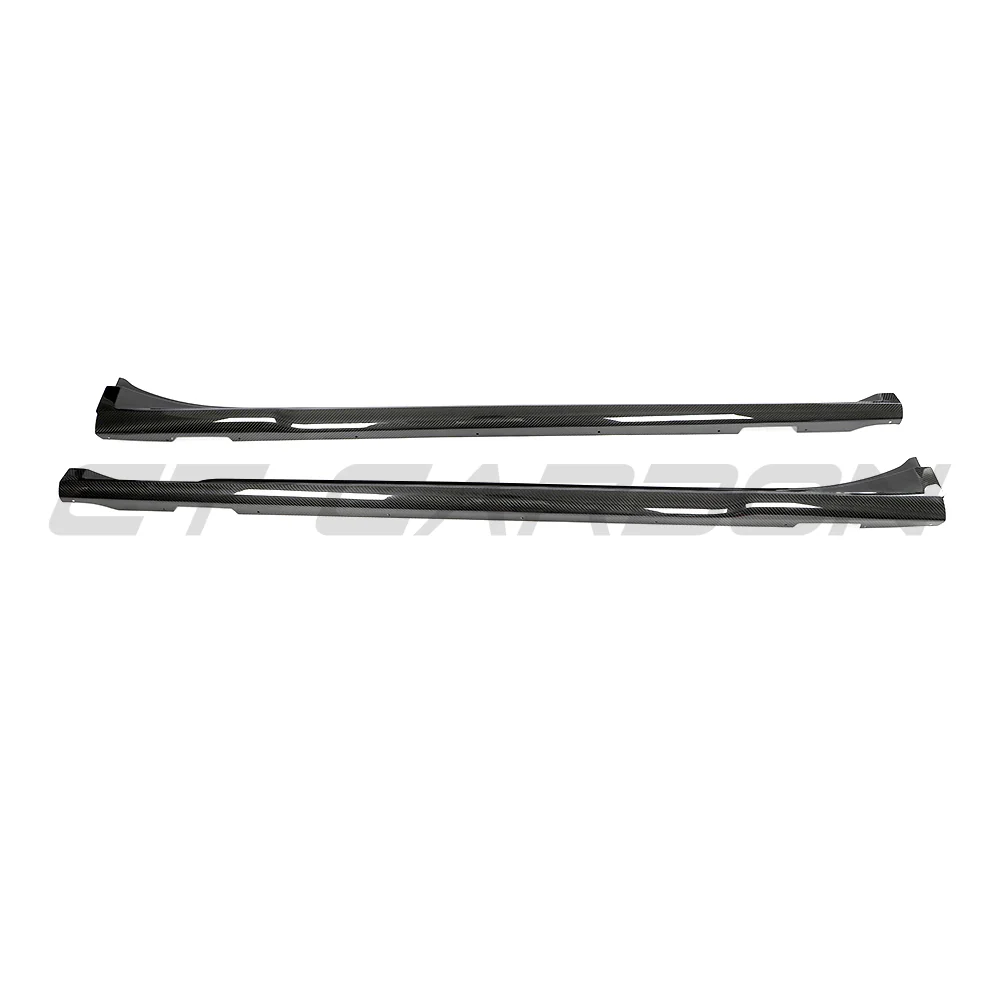 PORSCHE TAYCAN 2020-2024 CARBON FIBRE SIDE SKIRTS - Image 5