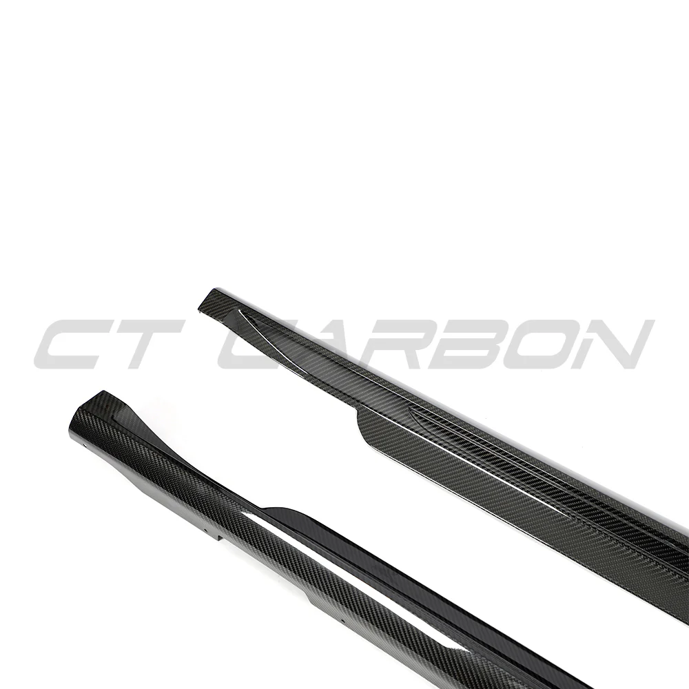 PORSCHE TAYCAN 2020-2024 CARBON FIBRE SIDE SKIRTS - Image 6