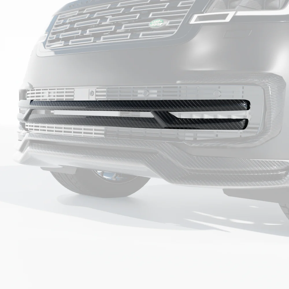 RANGE ROVER L460 2022+ CARBON FIBRE FRONT BUMPER GRILLE TRIM - CT DESIGN - Image 5