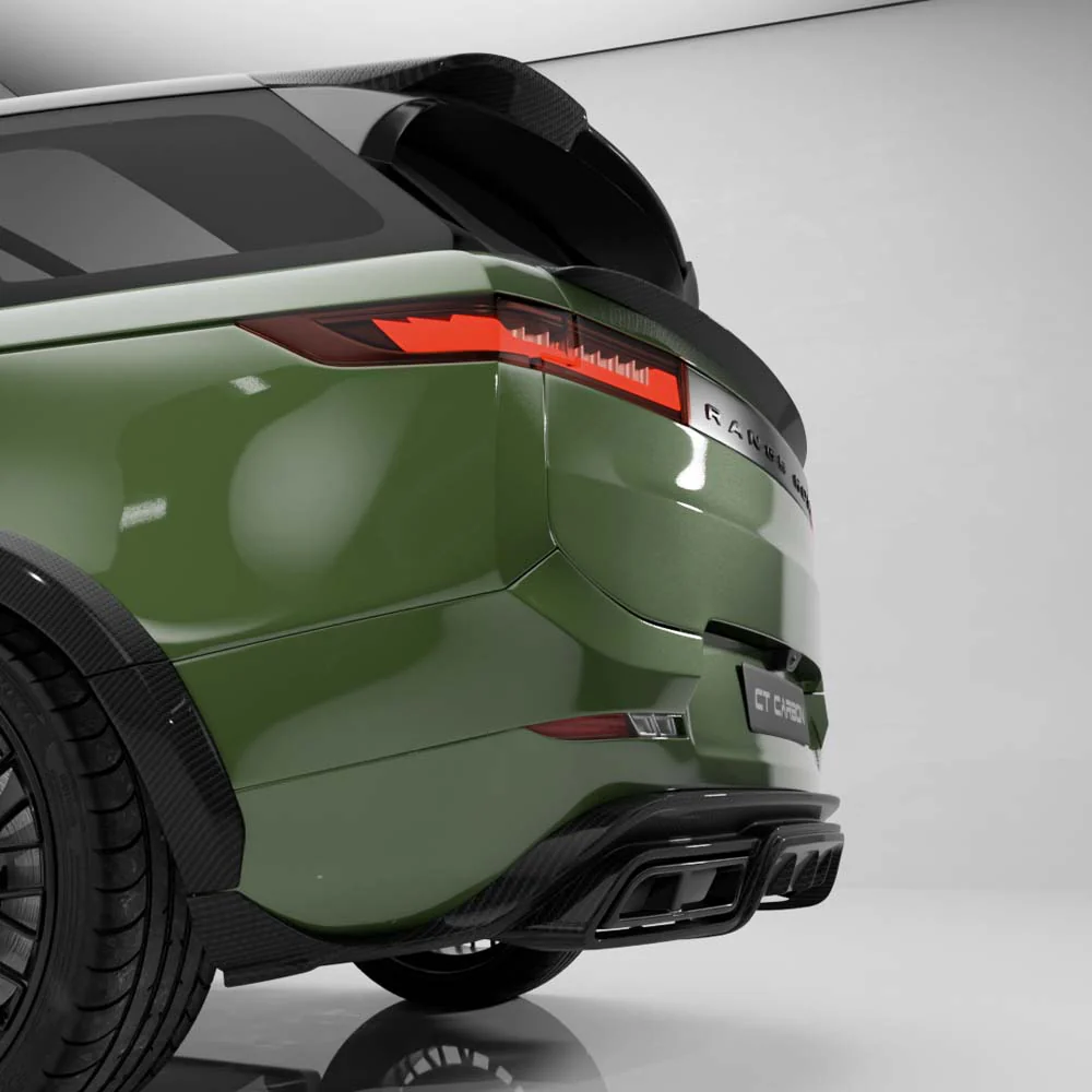 RANGE ROVER SPORT L461 2023+ CARBON FIBRE DIFFUSER AND TIPS - CT DESIGN - Image 2