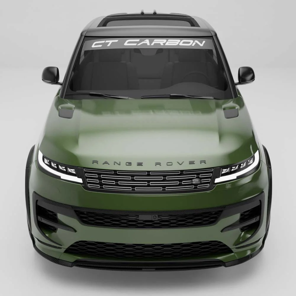RANGE ROVER SPORT L461 2023+ CARBON FIBRE FRONT BUMPER TRIM - CT DESIGN - Image 2
