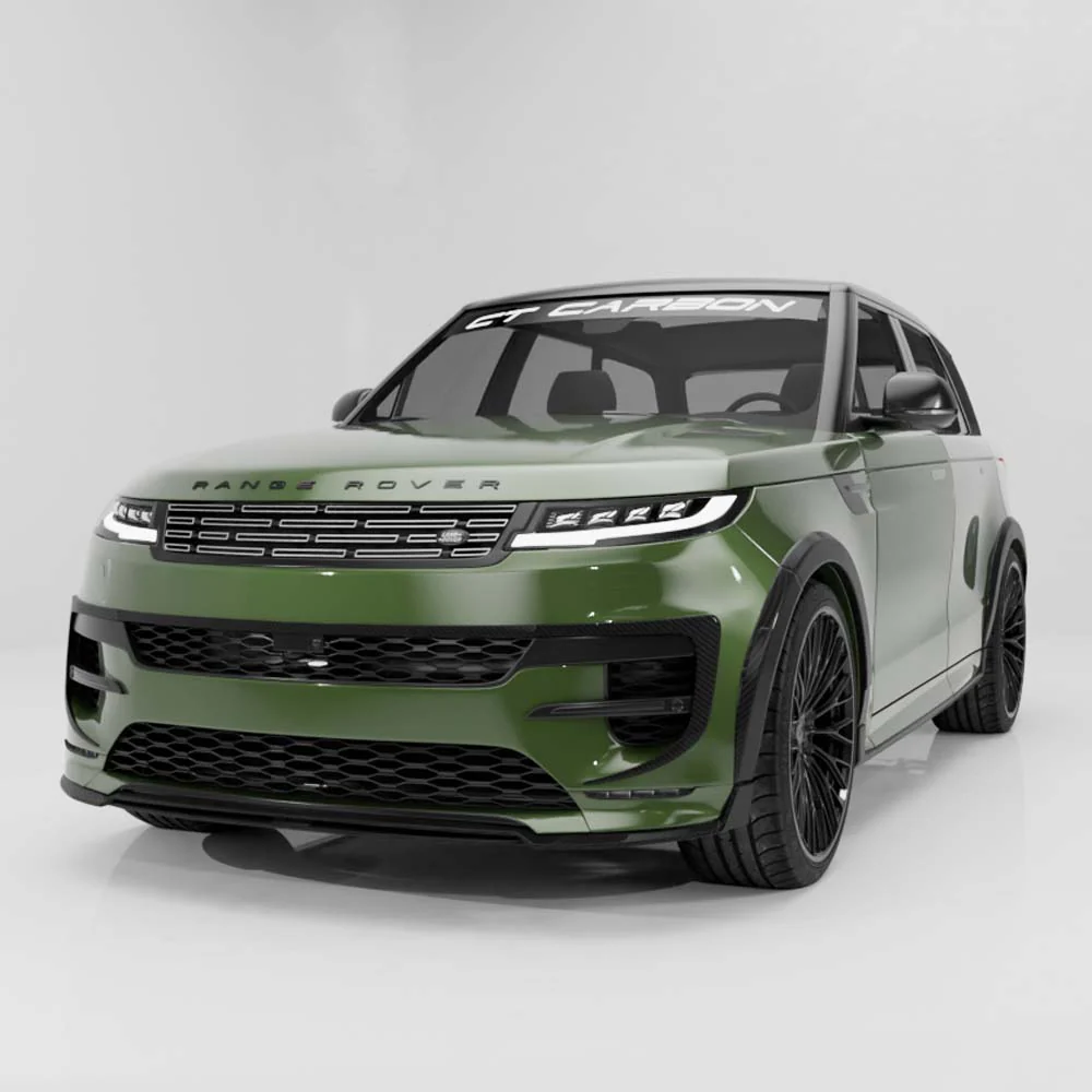 RANGE ROVER SPORT L461 2023+ CARBON FIBRE FRONT BUMPER TRIM - CT DESIGN - Image 5