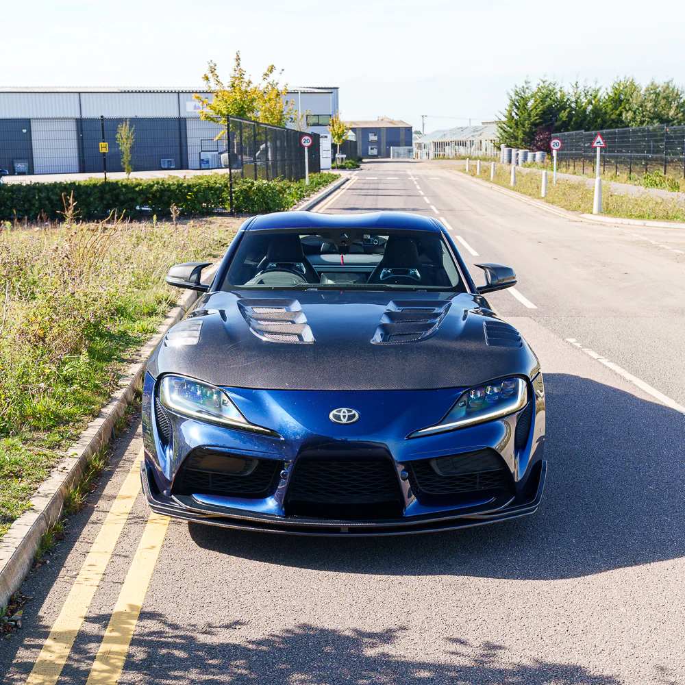 TOYOTA SUPRA 2019+ A90 CARBON FIBRE SPLITTER - V2 - Image 8