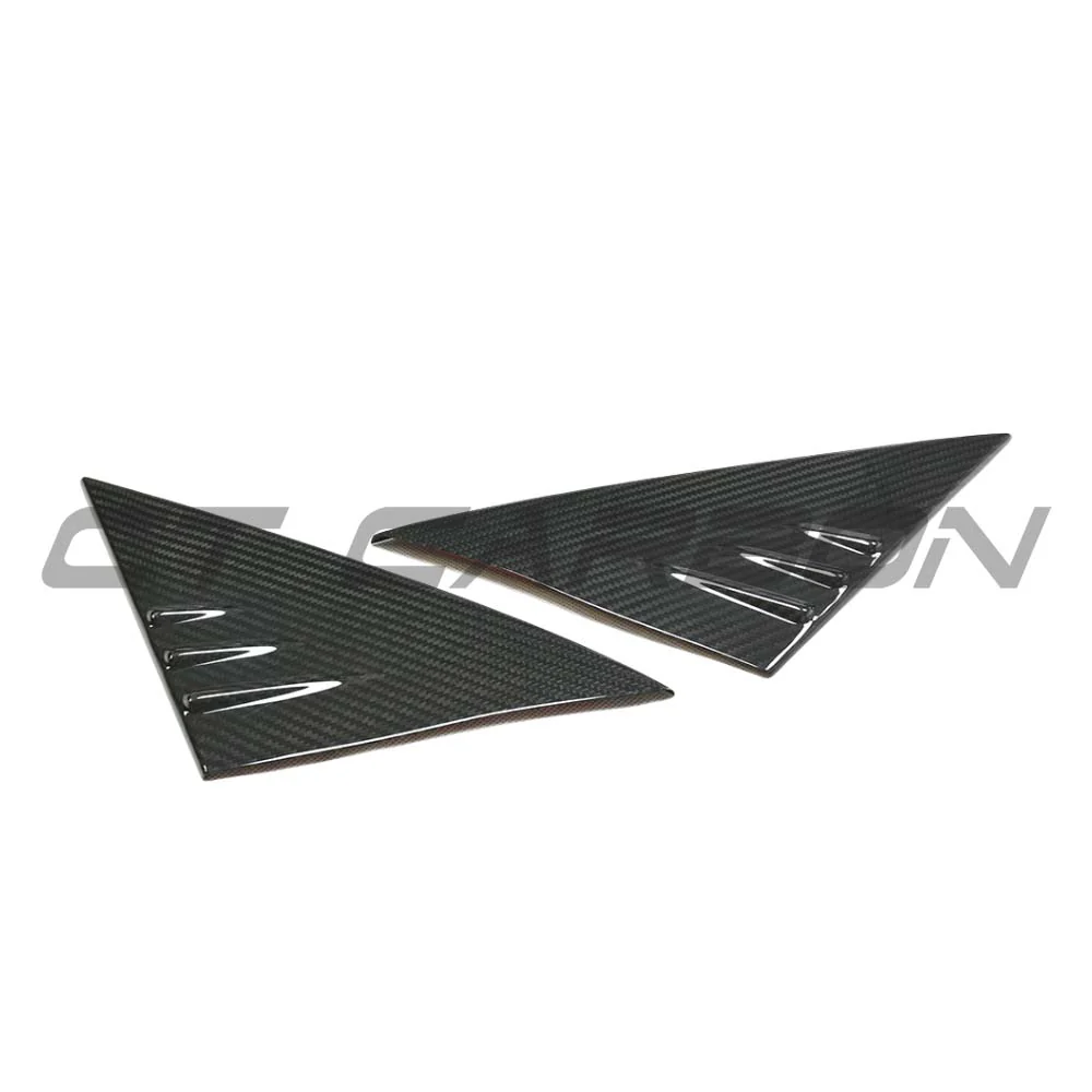 TESLA MODEL Y 2025+ FACELIFT DRY CARBON FIBRE A PILLAR COVER - Image 2
