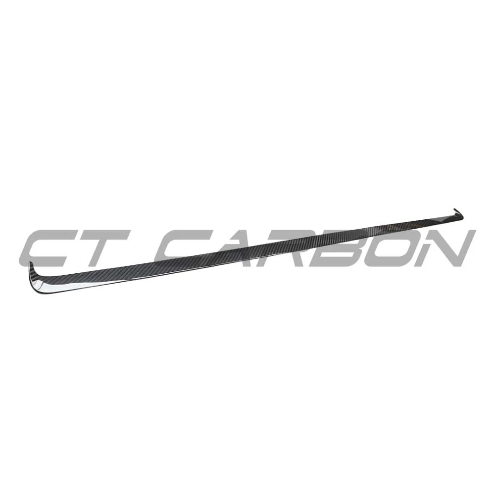 TESLA MODEL Y 2025+ FACELIFT DRY CARBON FIBRE LOWER DASHBOARD COVER - Image 2