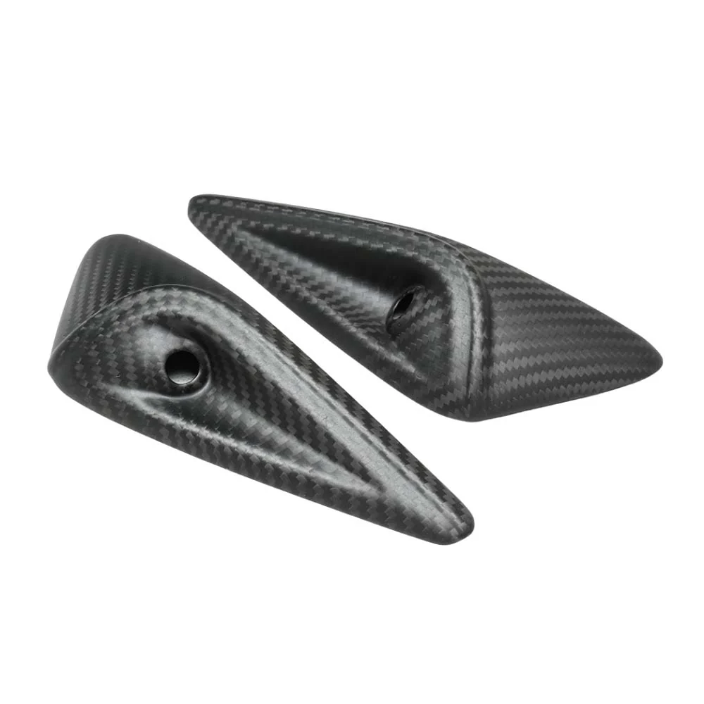 TESLA MODEL Y 2025+ FACELIFT DRY CARBON FIBRE MATTE SIDE CAMERA COVER - V1