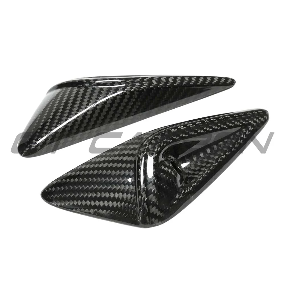 TESLA MODEL Y 2025+ FACELIFT DRY CARBON FIBRE SIDE CAMERA COVER - V1