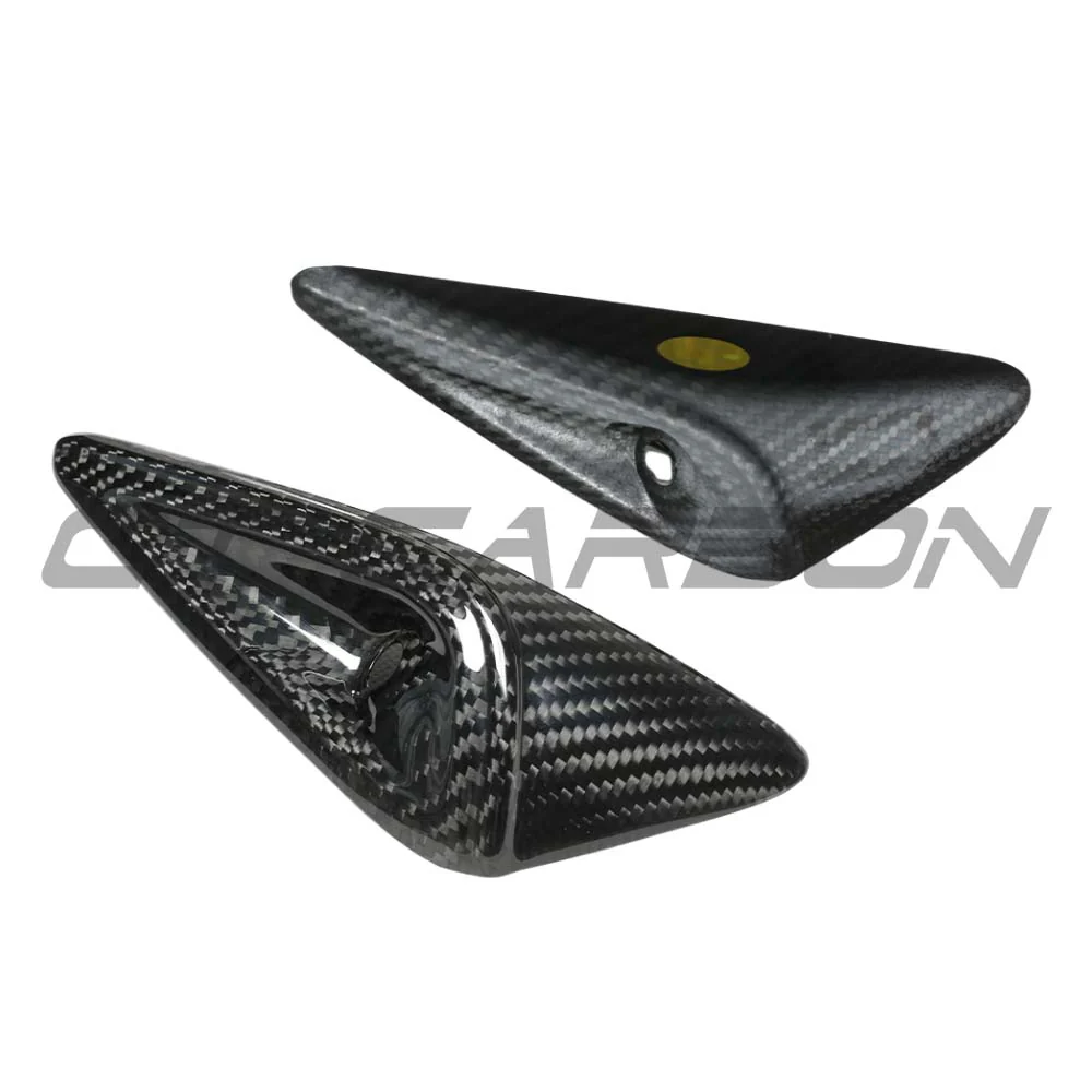 TESLA MODEL Y 2025+ FACELIFT DRY CARBON FIBRE SIDE CAMERA COVER - V1 - Image 3