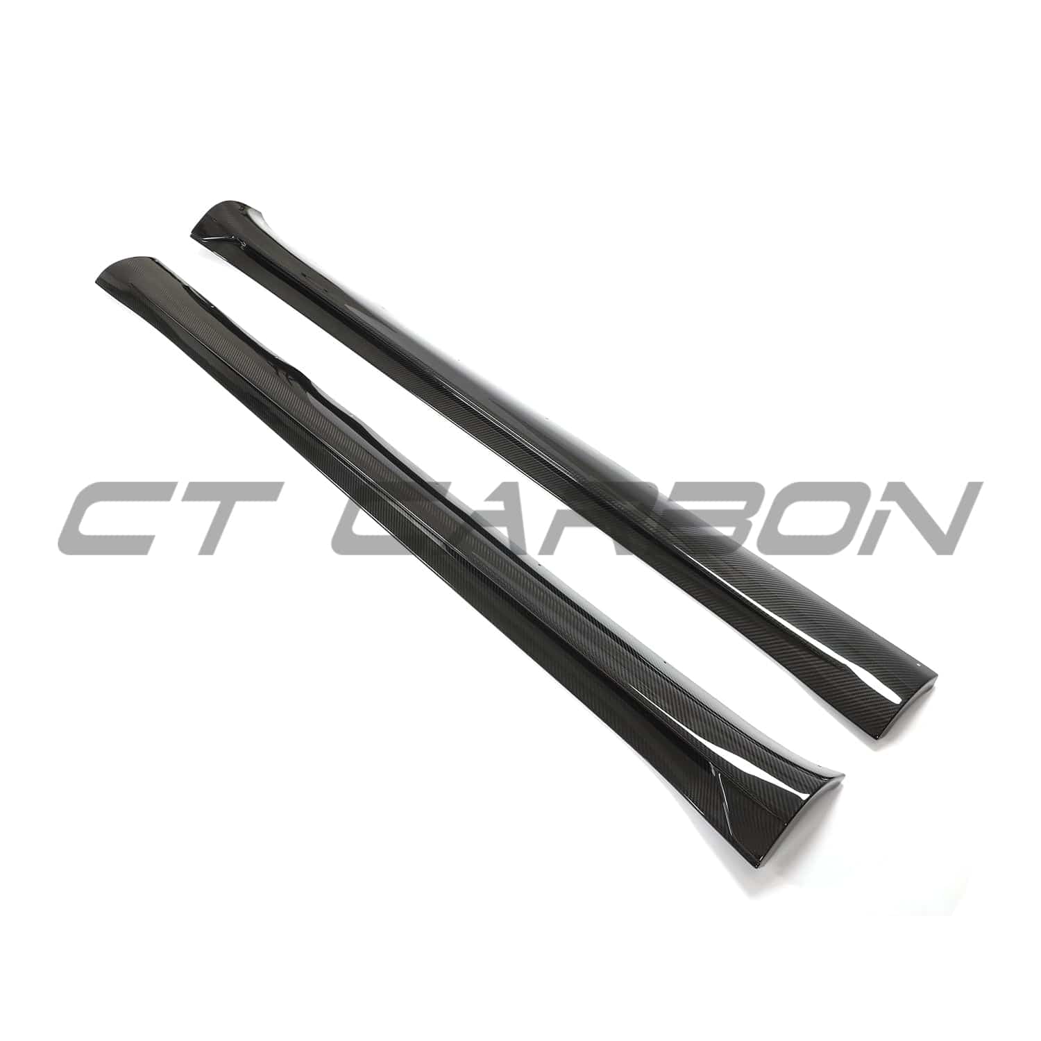 TESLA MODEL Y MK1 2020-2025 CARBON FIBRE SIDE SKIRTS - Image 6