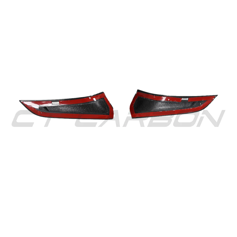 TOYOTA SUPRA 2019+ A90 CARBON FIBRE FRONT BUMPER VENT TRIM - V2 - Image 5