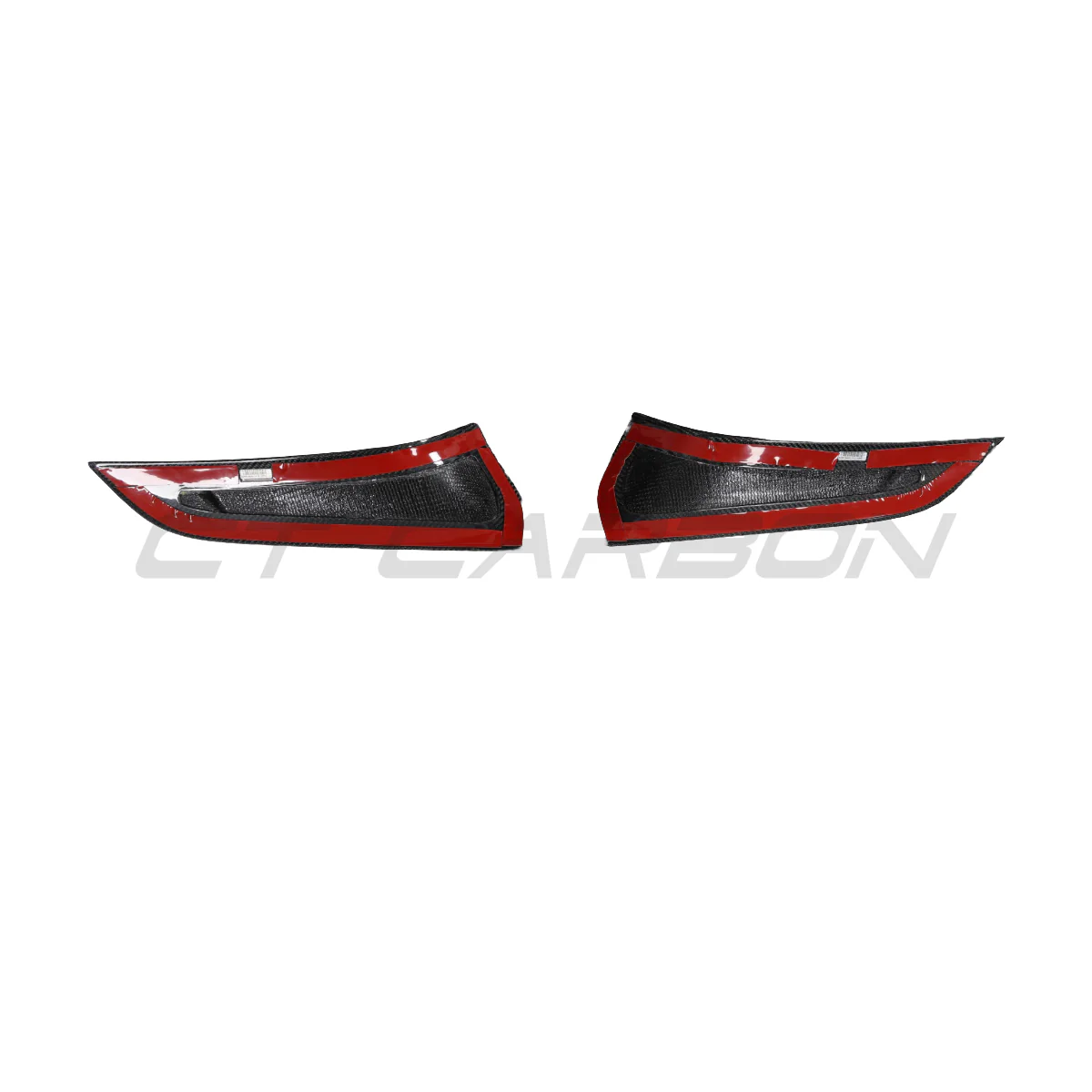 TOYOTA SUPRA 2019+ A90 CARBON FIBRE FRONT BUMPER VENT TRIM - V2 - Image 8