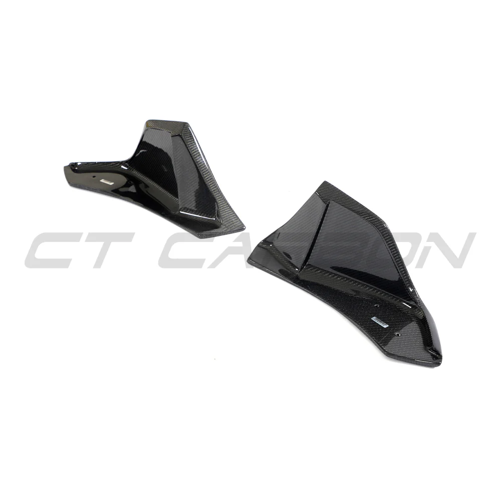 TOYOTA SUPRA 2019+ A90 CARBON FIBRE FRONT BUMPER CORNERS - Image 5