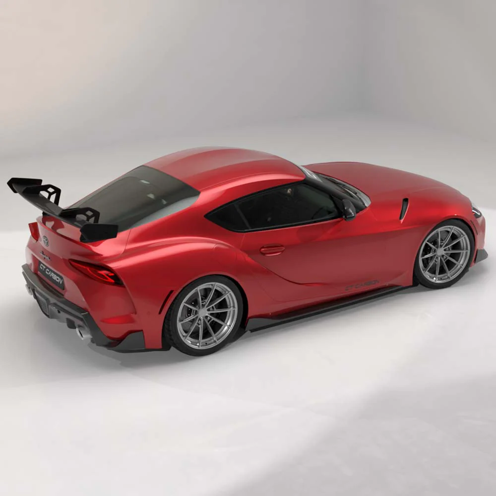 TOYOTA SUPRA A90 2019+ CARBON FIBRE SWAN NECK WING - CT DESIGN - Image 11