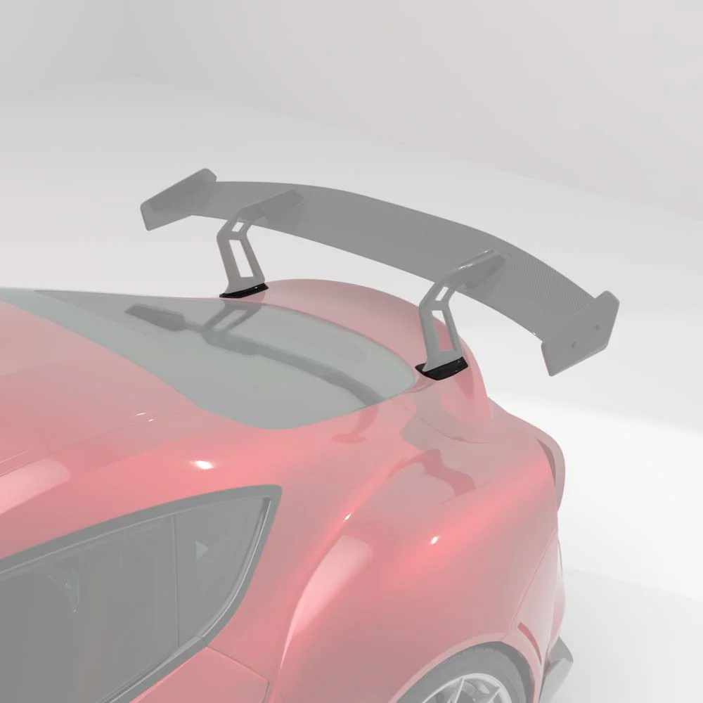 TOYOTA SUPRA A90 2019+ CARBON FIBRE SWAN NECK WING - CT DESIGN - Image 4