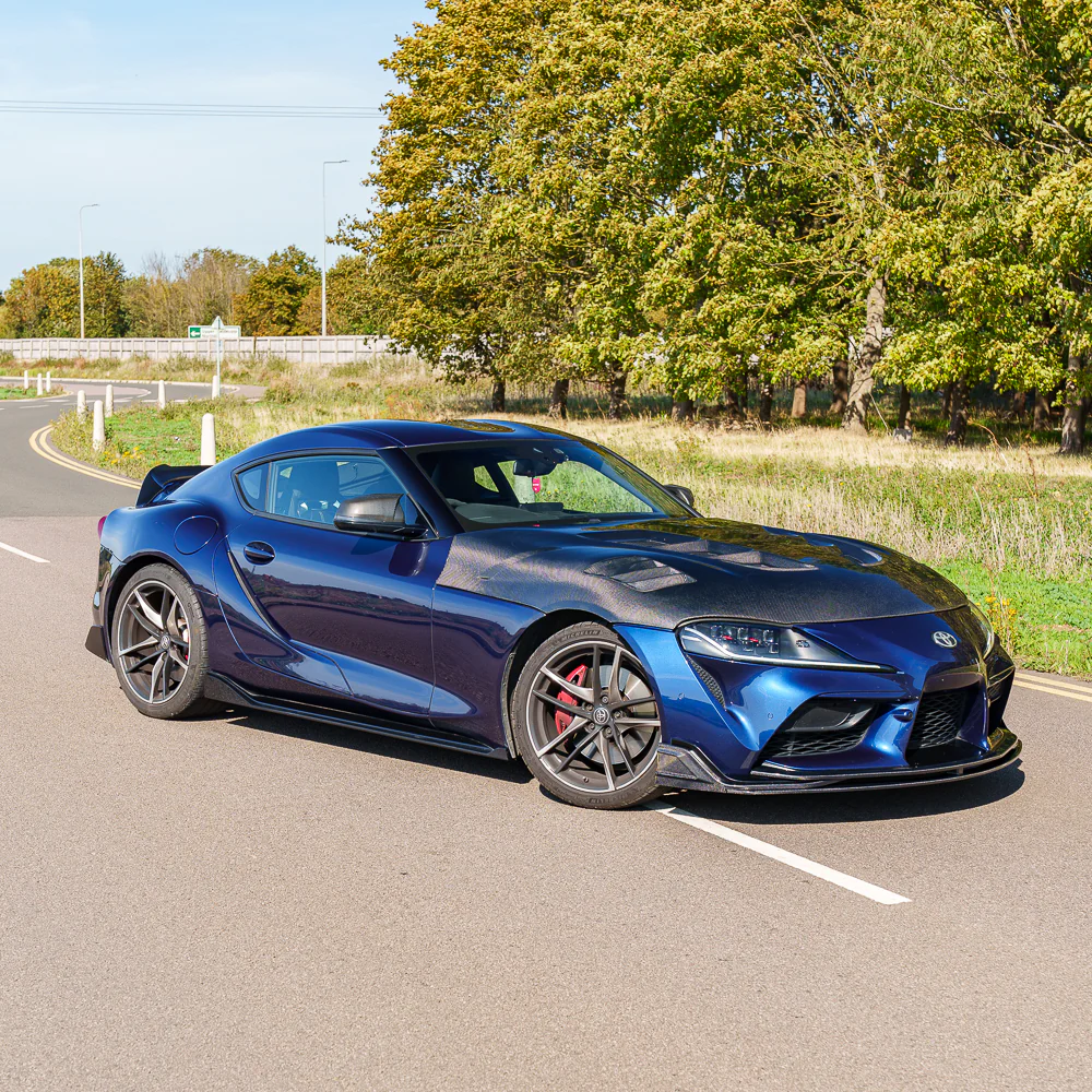 TOYOTA SUPRA 2019+ A90 CARBON FIBRE SIDE SKIRTS - V1 - Image 3
