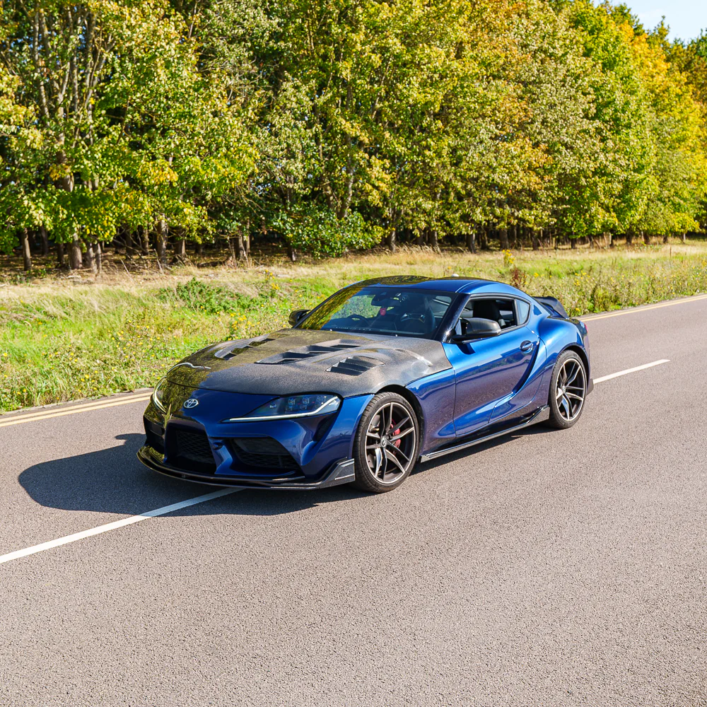 TOYOTA SUPRA 2019+ A90 CARBON FIBRE SIDE SKIRTS - V1 - Image 5