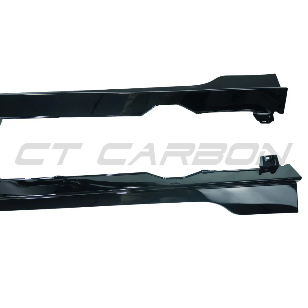 VOLKSWAGEN GOLF GTI/GTD MK7/7.5 2014-2020 GLOSS BLACK SIDE SKIRTS - TC STYLE - Image 7