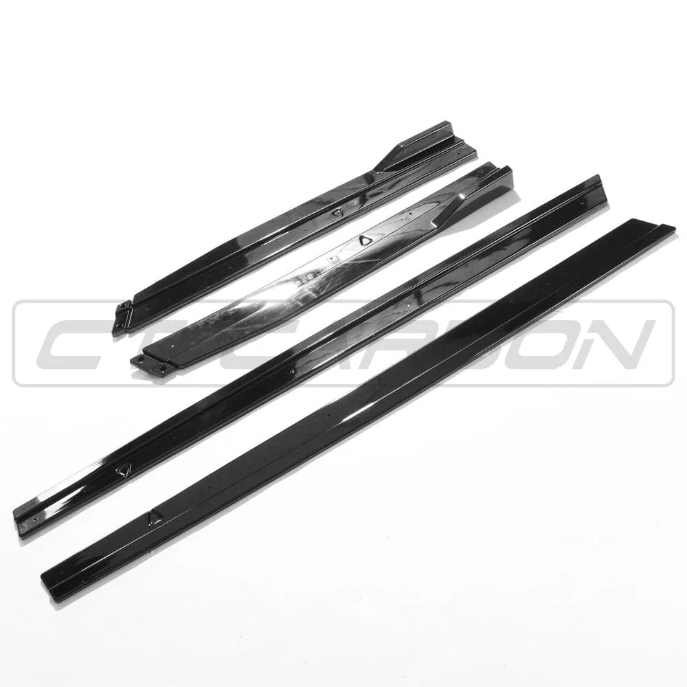 VOLKSWAGEN GOLF R/GTD/GTI MK7/7.5 2014-2020 GLOSS BLACK SIDE SKIRTS - Image 12