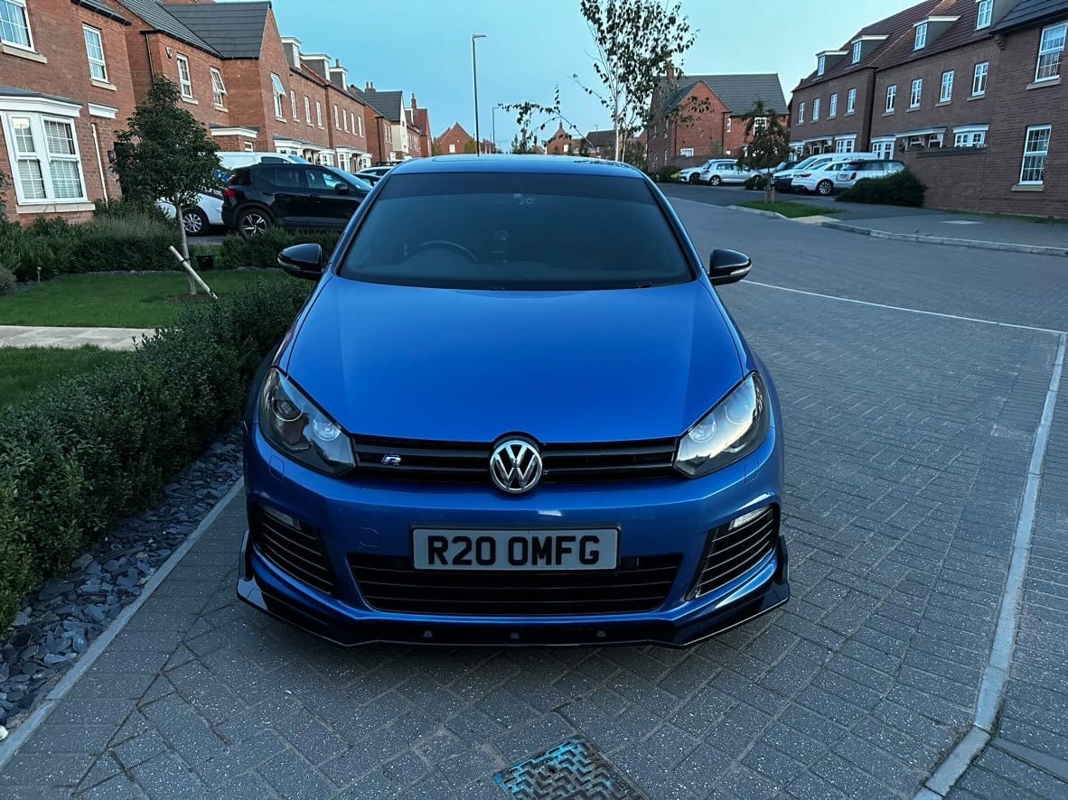 VOLKSWAGEN GOLF R20 MK6 2009-2013 GLOSS BLACK SPLITTER - Image 2
