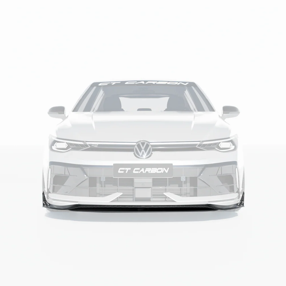 VW GOLF MK8.5 R 2024+ CARBON FIBRE SPLITTER - CT DESIGN - Image 3