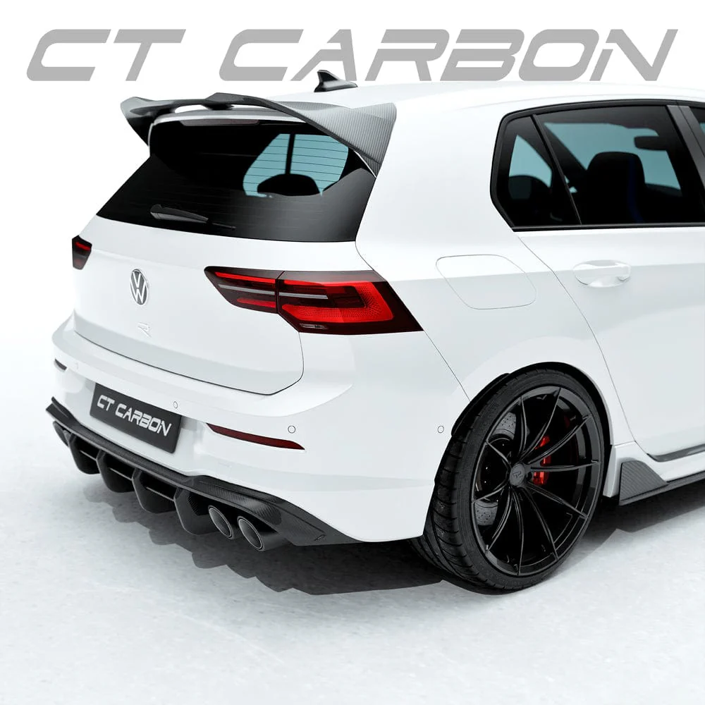 VW GOLF MK8/MK8.5 R CARBON FIBRE SPOILER - CT DESIGN - Image 8