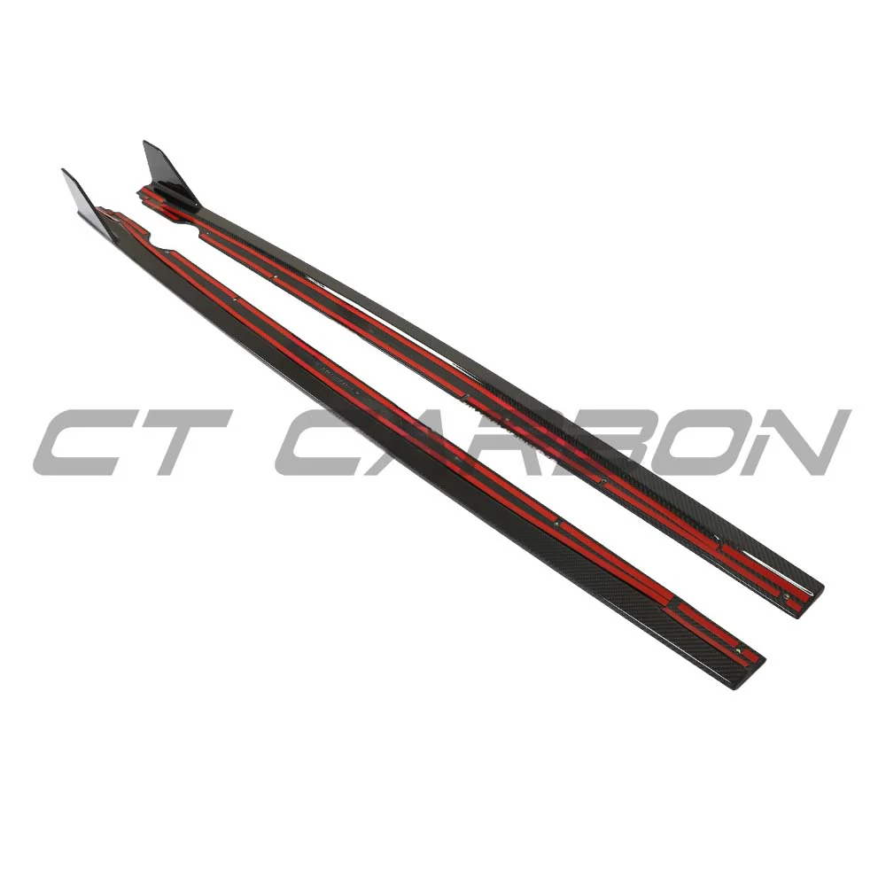 VW GOLF MK8/MK8.5 R CARBON FIBRE SIDE SKIRTS - CT DESIGN - Image 9