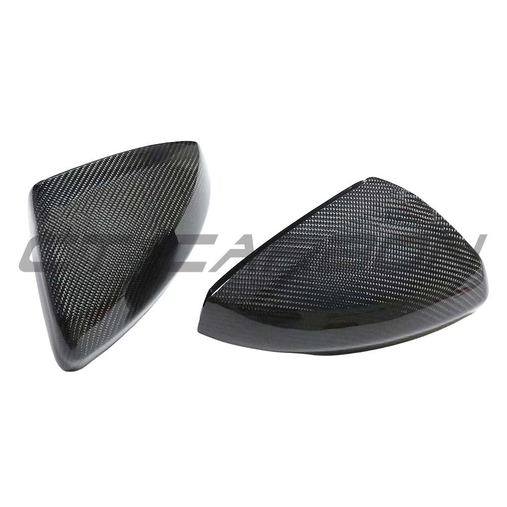 VW POLO MK6 2019+ DRY CARBON FIBRE MIRROR COVER REPLACEMENTS - Image 2