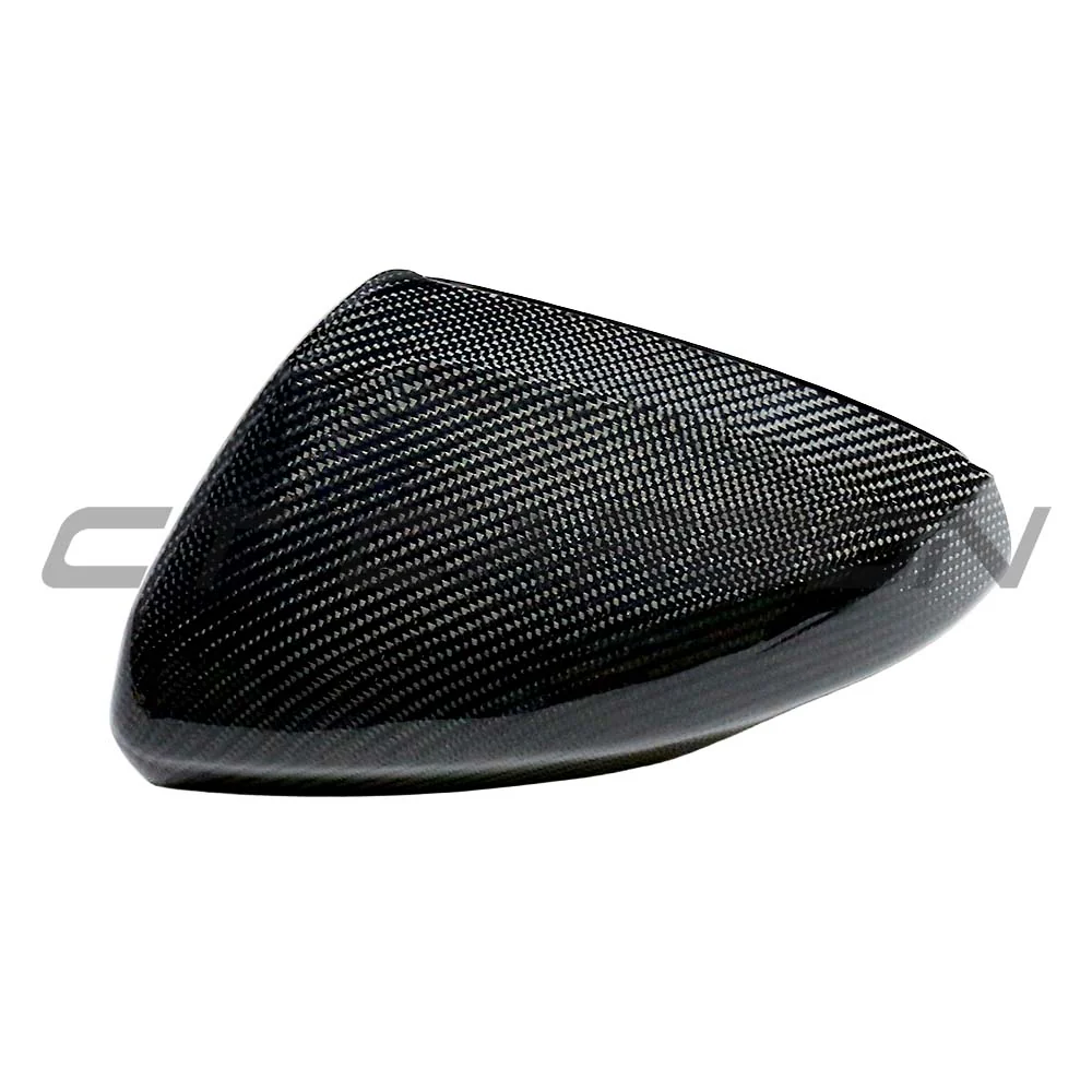 VW POLO MK6 2019+ DRY CARBON FIBRE MIRROR COVER REPLACEMENTS - Image 3